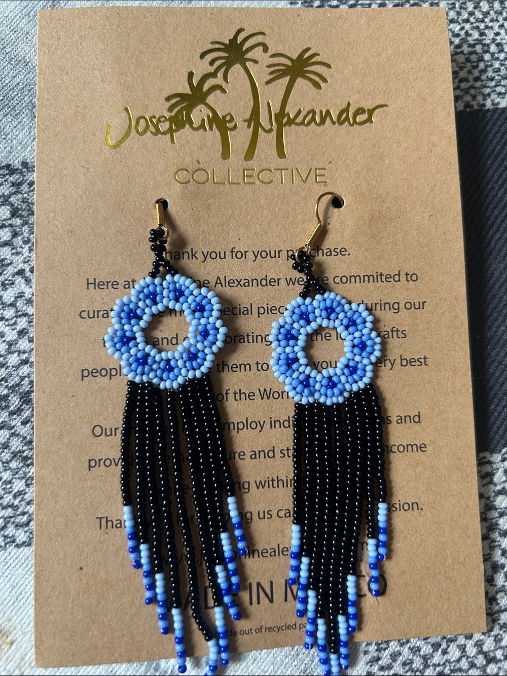 NEW | Josephine Alexander Margarita Beaded Fringe Drop Earrings